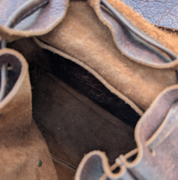 Portland Leather Bucket Backpack Coldbrew and Bifold Wallet Grizzly main image 4